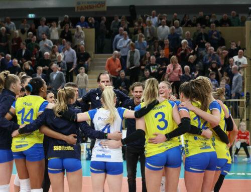 Generalprobe geglückt – Schwerin schlägt Wiesbaden im Tiebreak