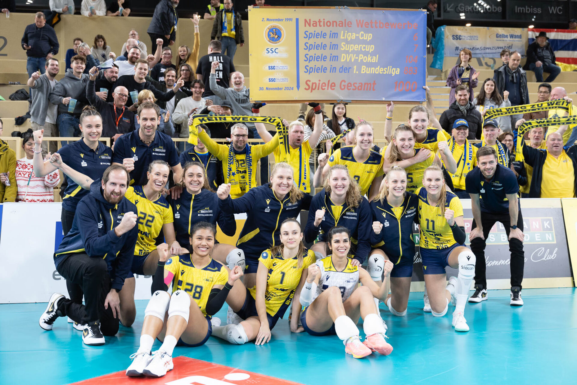 SSC siegt gegen VC Wiesbaden und fährt 3 Punkte ein