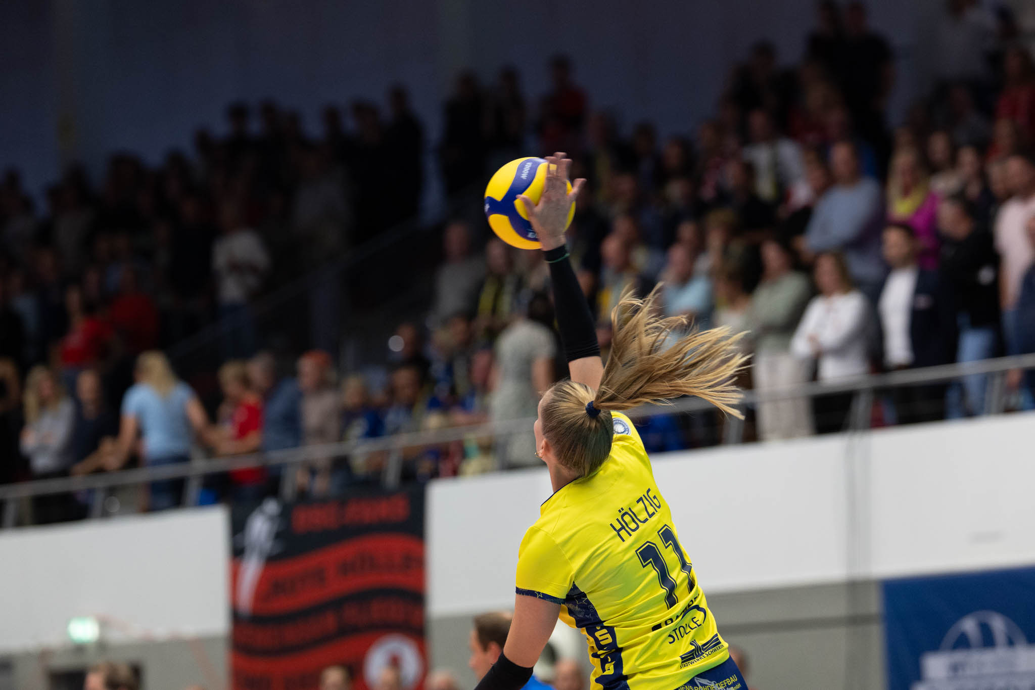 Erster Aufschlag in der PALMBERG ARENA